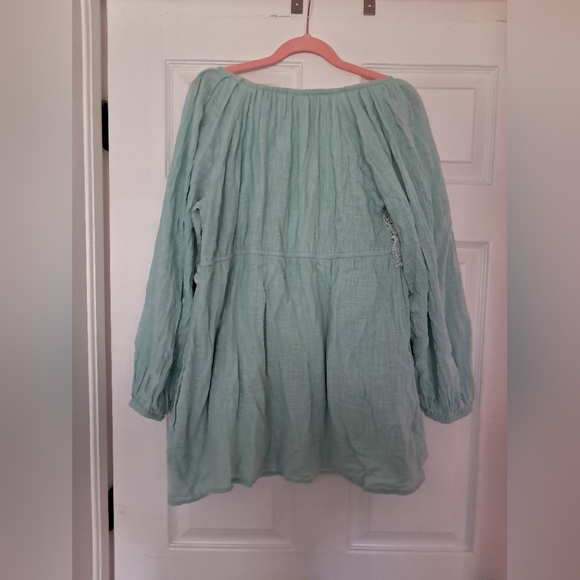 Free People Summer Struttin' Mini in Aqua Teal Size L - Picture 9 of 13